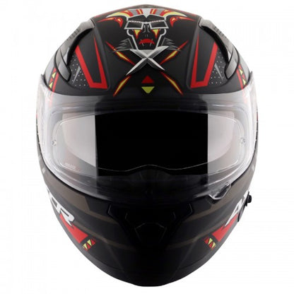 Apex Tiki Helmet - Matt Black Red