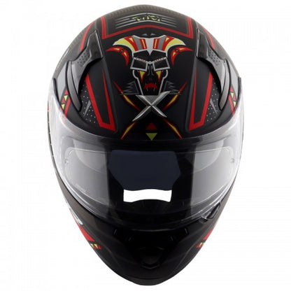 Apex Tiki Helmet - Matt Black Red