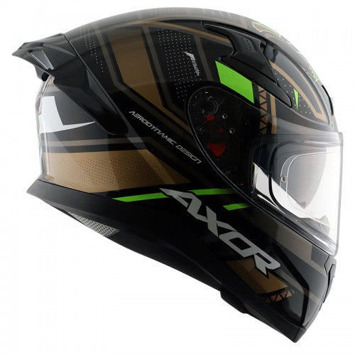 Apex Tiki Helmet - Glossy Black Gold