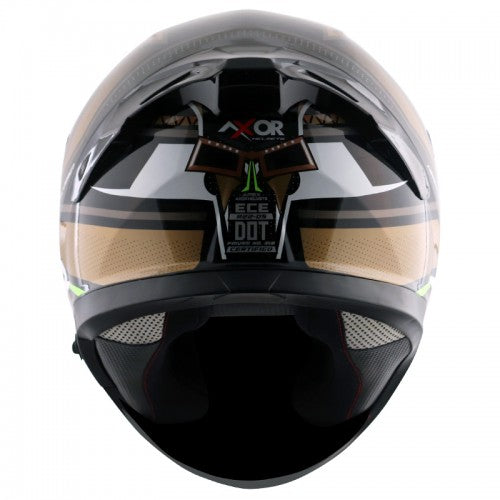 Apex Tiki Helmet - Glossy Black Gold