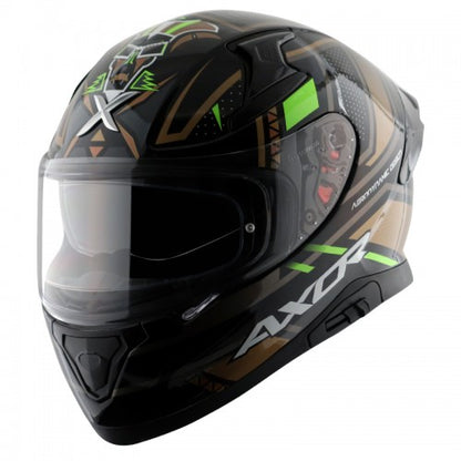 Apex Tiki Helmet - Glossy Black Gold