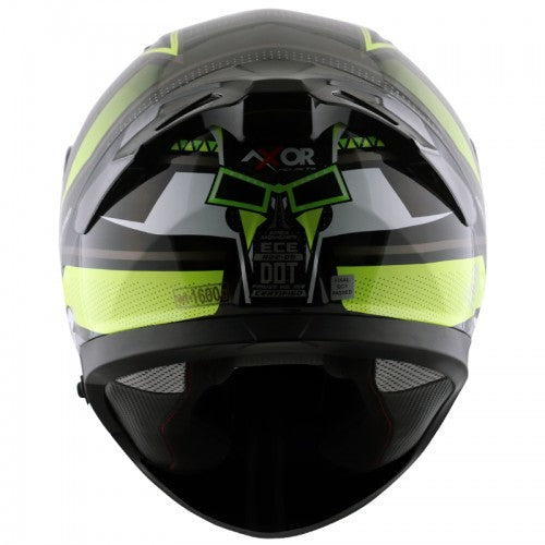 Apex Tiki Helmet - Glossy Black Neon Yellow