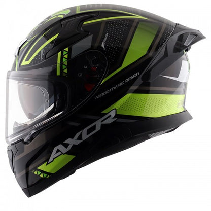 Apex Tiki Helmet - Glossy Black Neon Yellow