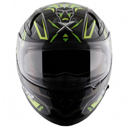 Apex Tiki Helmet - Glossy Black Neon Yellow