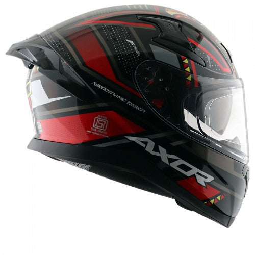 Apex Tiki Helmet - Glossy Black Red