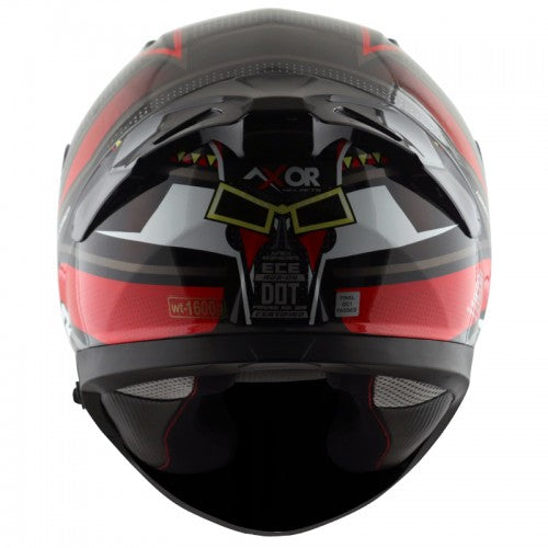 Apex Tiki Helmet - Glossy Black Red