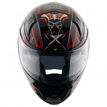 Apex Tiki Helmet - Glossy Black Red