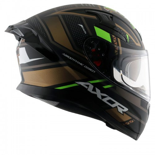 Apex Tiki Helmet Matt Black Gold