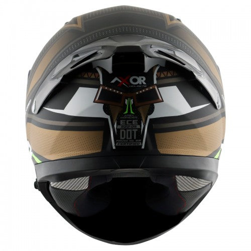 Apex Tiki Helmet Matt Black Gold