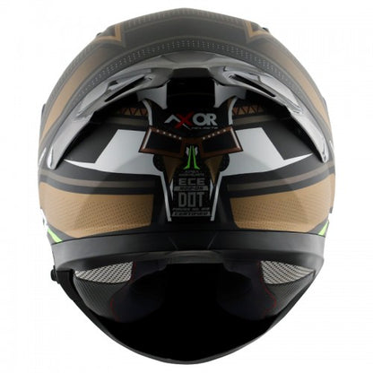 Apex Tiki Helmet Matt Black Gold