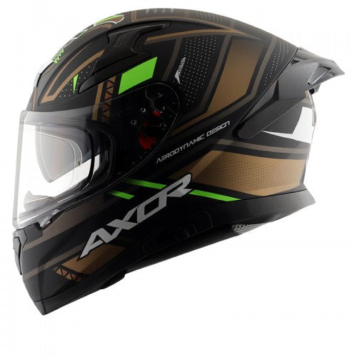 Apex Tiki Helmet Matt Black Gold