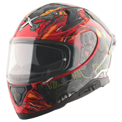 Apex Ascetic Helmet (RED GREY)