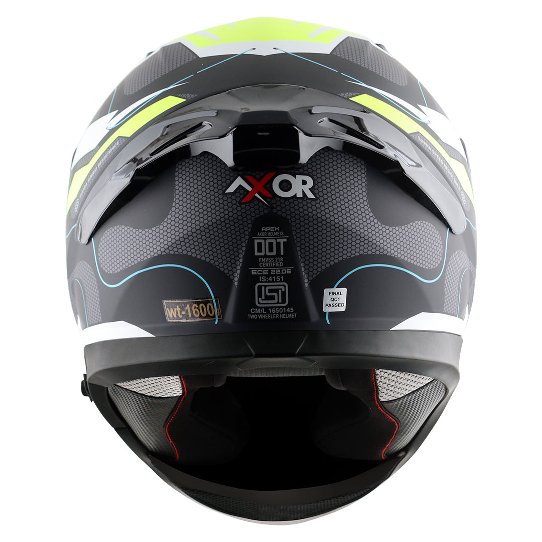 Apex Dynamo Helmet (DULL BLACK NEON YELLOW)