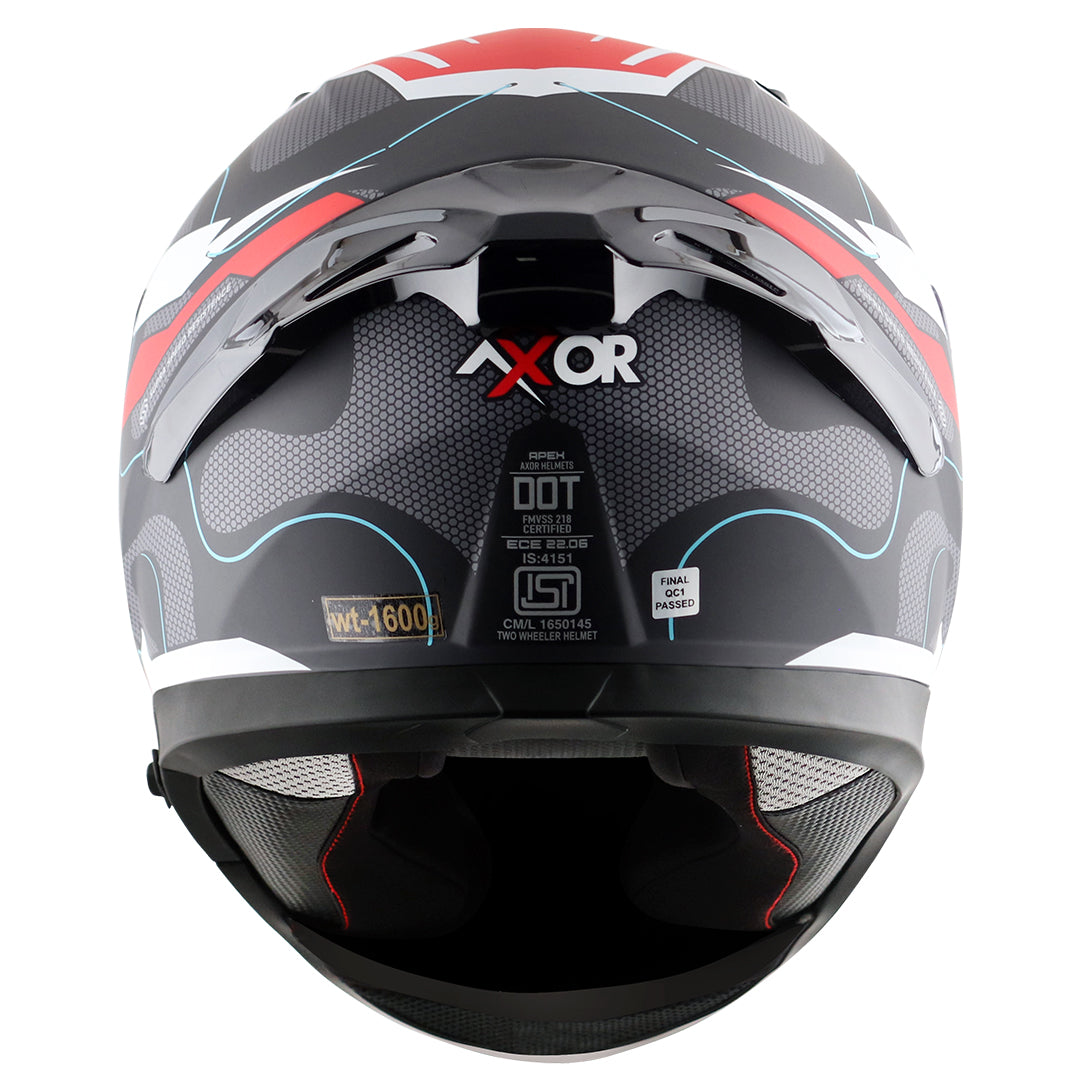 Apex Dynamo Helmet (DULL BLACK RED)
