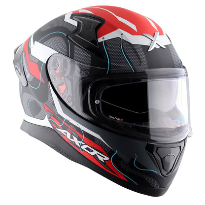 Apex Dynamo Helmet (DULL BLACK RED)
