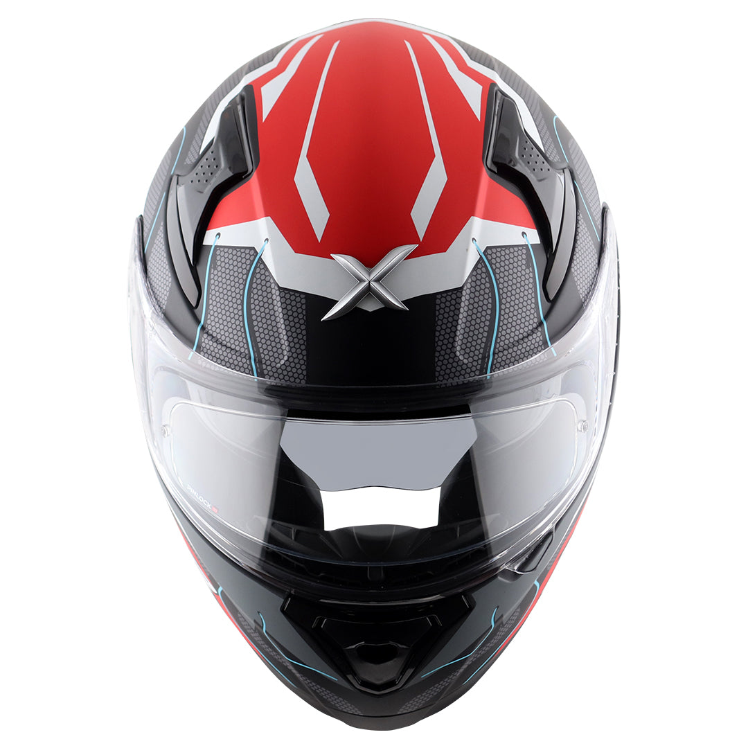 Apex Dynamo Helmet (DULL BLACK RED)
