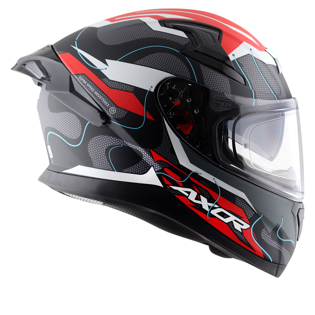 Apex Dynamo Helmet (DULL BLACK RED)