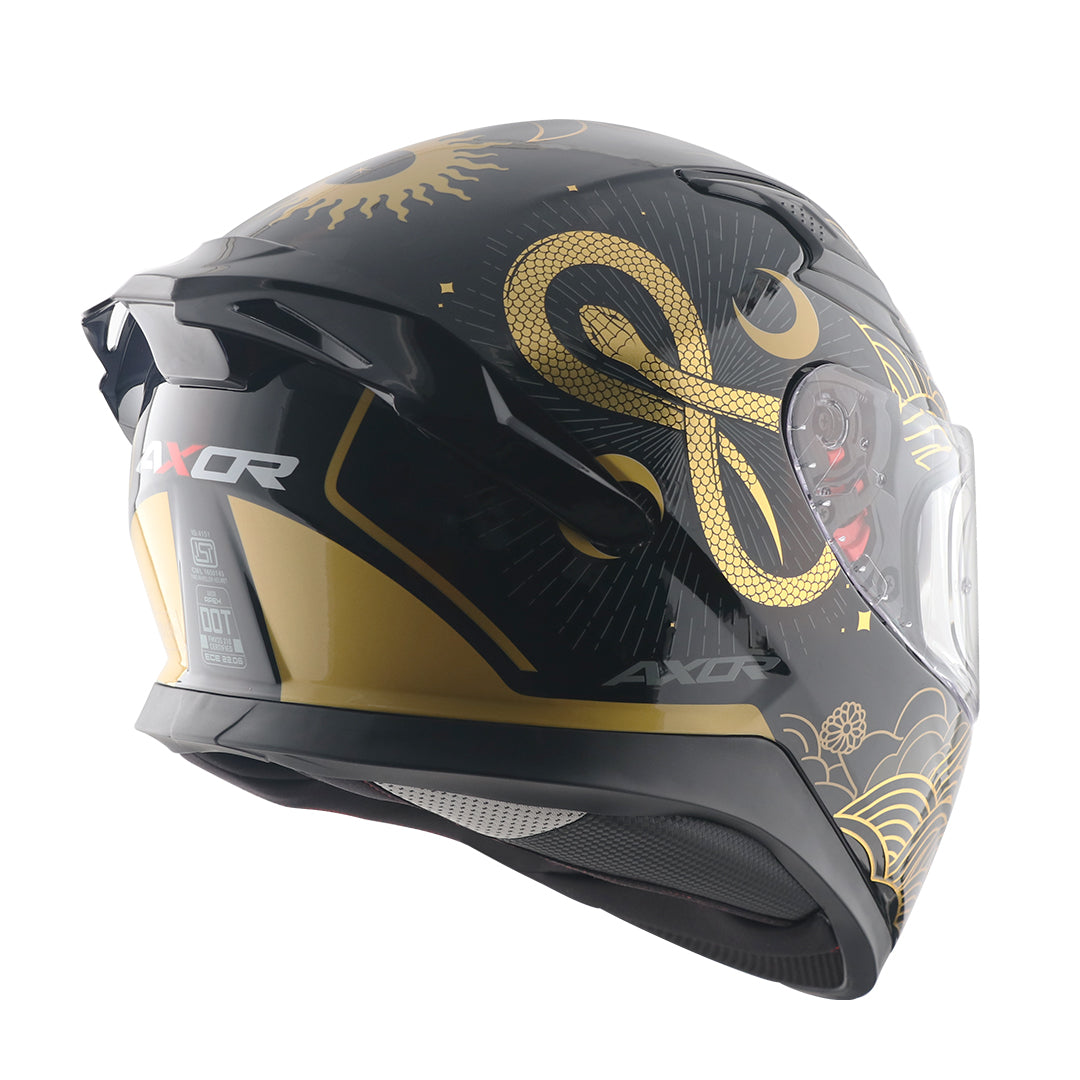 Apex Infinity Helmet (BLACK GOLD)