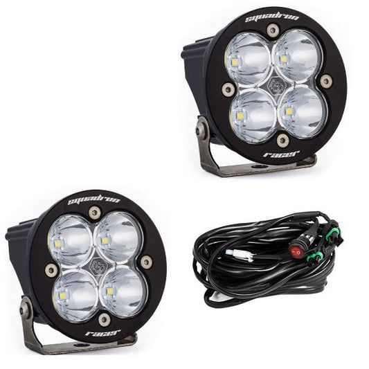 Aux LED - Squadron Racer Spot - Round - Clear – Baja Designs - 737801