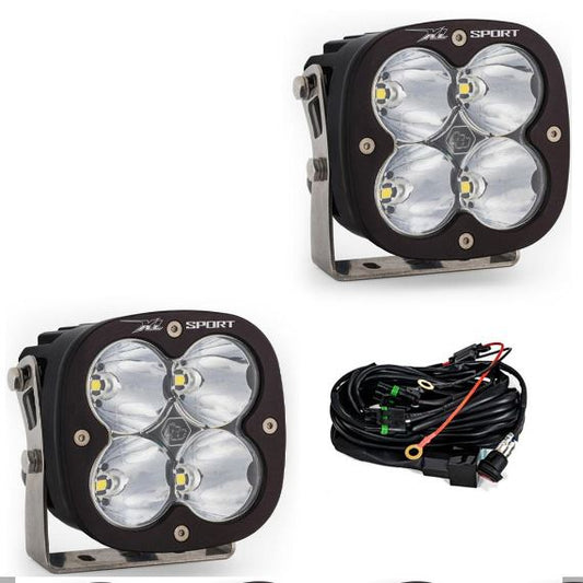 Aux LED - XL Sports Spot Square - Clear – Baja Designs - 567801
