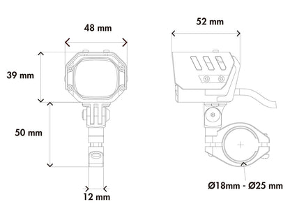 Auxiliary LED Lights - Nova - Hepco Becker - 731107