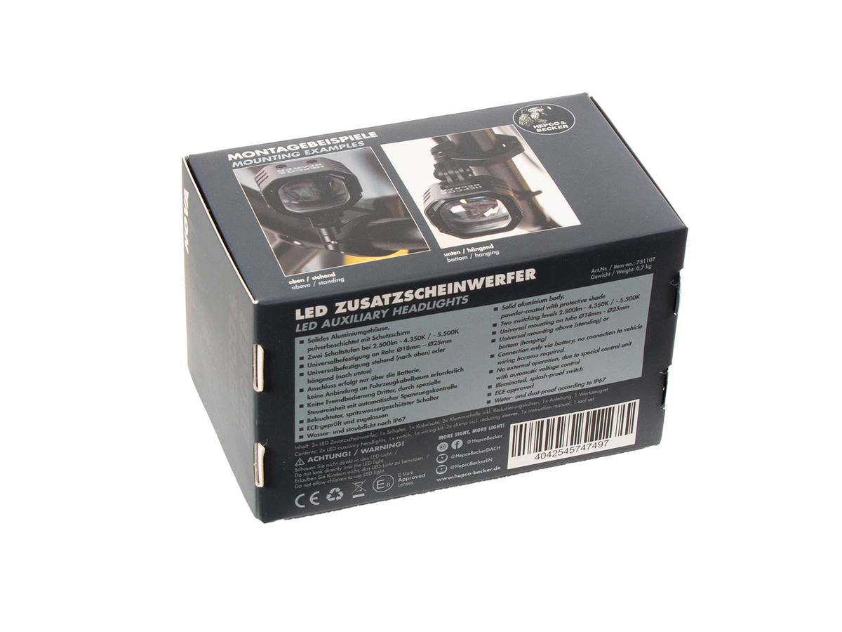 Auxiliary LED Lights - Nova - Hepco Becker - 731107