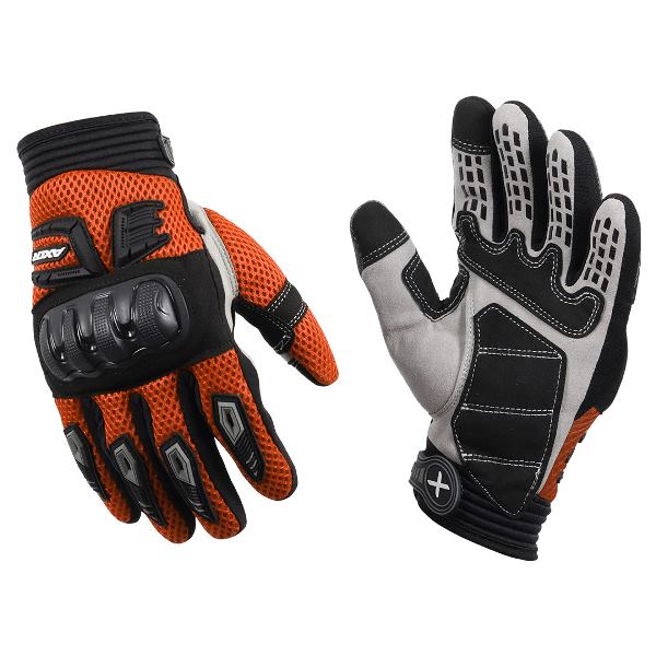 Axor-Air Stream Riding Gloves (Black/Orange)