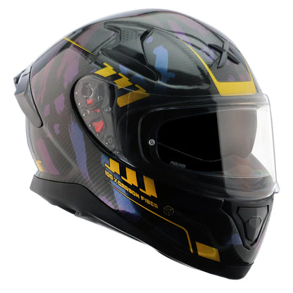 Axor Apex Carbon Small Checks Gloss Carbon Neon Yellow Helmet