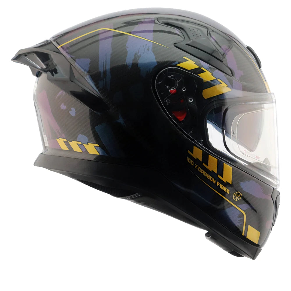 Axor Apex Carbon Small Checks Gloss Carbon Neon Yellow Helmet