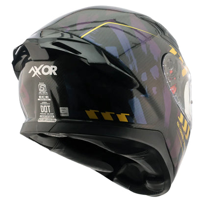 Axor Apex Carbon Small Checks Gloss Carbon Neon Yellow Helmet