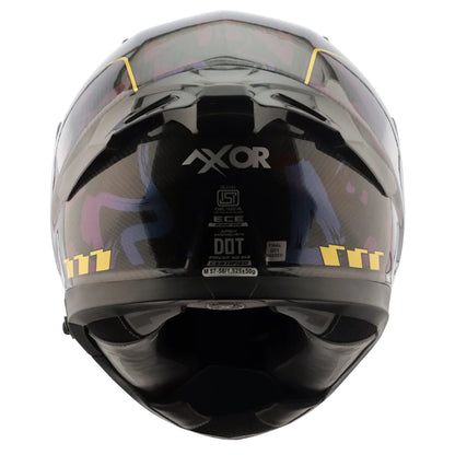 Axor Apex Carbon Small Checks Gloss Carbon Neon Yellow Helmet