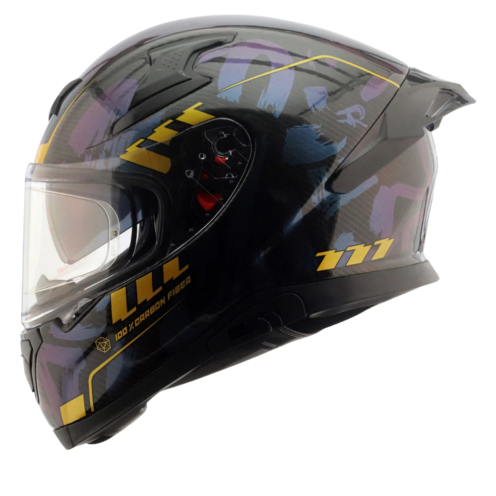 Axor Apex Carbon Small Checks Gloss Carbon Neon Yellow Helmet
