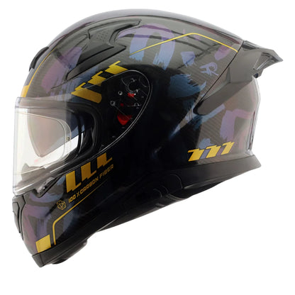 Axor Apex Carbon Small Checks Gloss Carbon Neon Yellow Helmet
