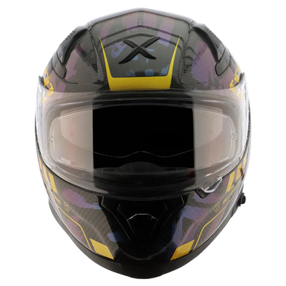 Axor Apex Carbon Small Checks Gloss Carbon Neon Yellow Helmet