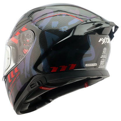Axor Apex Carbon Small Checks Gloss Carbon Red Helmet