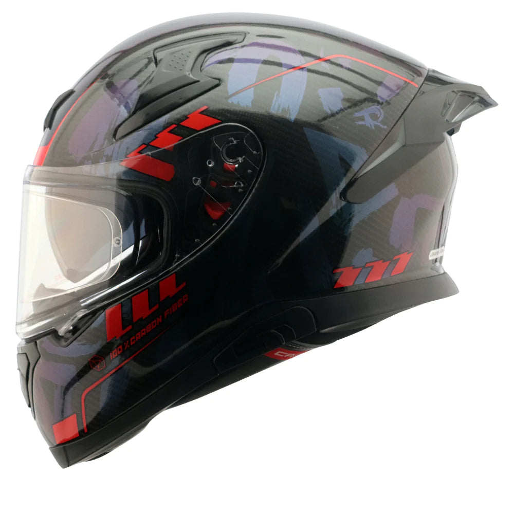 Axor Apex Carbon Small Checks Gloss Carbon Red Helmet