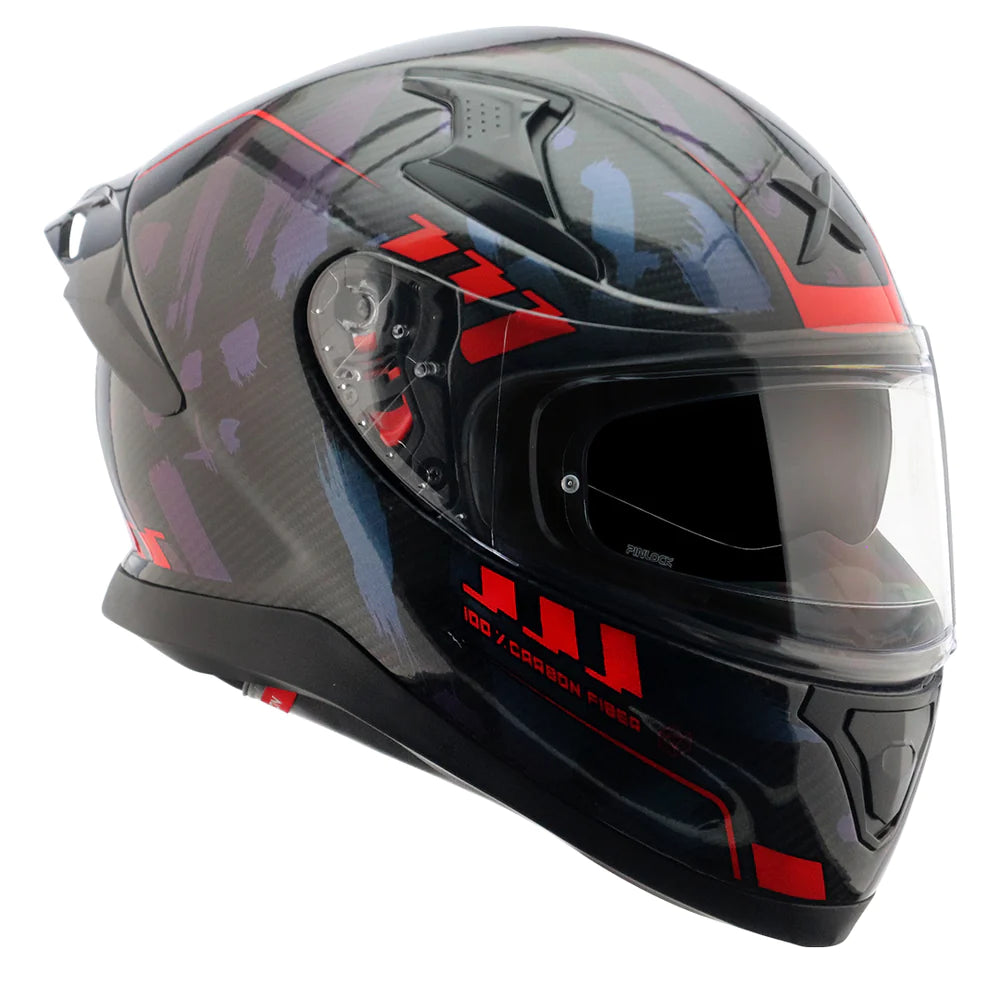 Axor Apex Carbon Small Checks Gloss Carbon Red Helmet