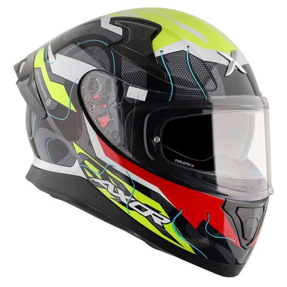 Axor Apex Dynamo Gloss Helmet-Black Neon Yellow (1)