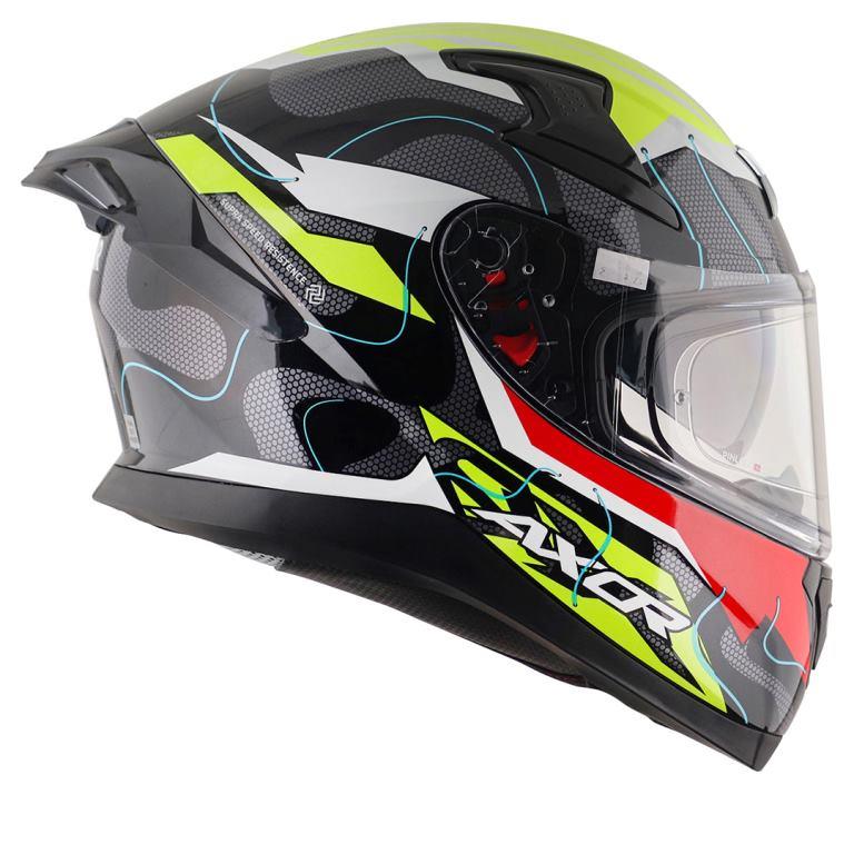 Axor Apex Dynamo Gloss Helmet-Black Neon Yellow