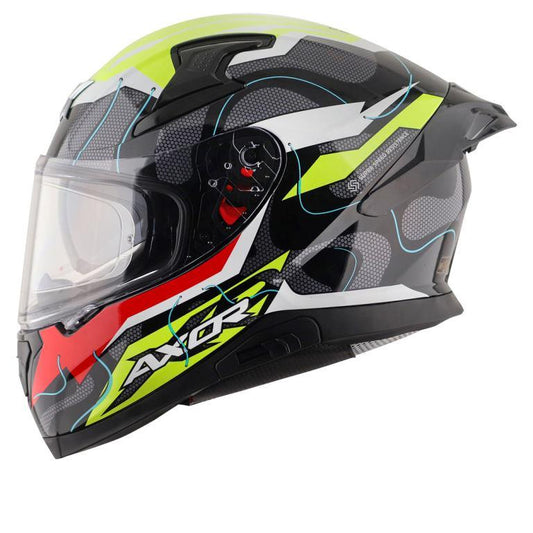 Axor Apex Dynamo Gloss Helmet-Black Neon Yellow