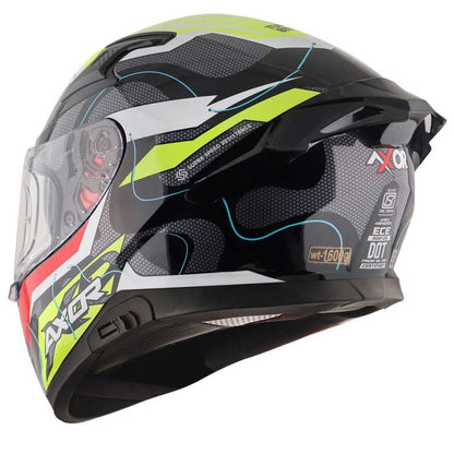 Axor Apex Dynamo Gloss Helmet-Black Neon Yellow