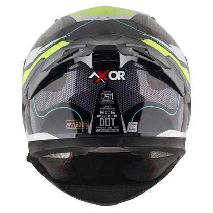 Axor Apex Dynamo Gloss Helmet-Black Neon Yellow
