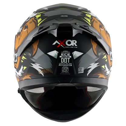 Axor Apex Falcon Full-Face Helmet - Matt Black Grey
