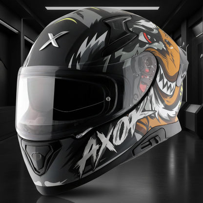 Axor Apex Falcon Full-Face Helmet - Matt Black Grey