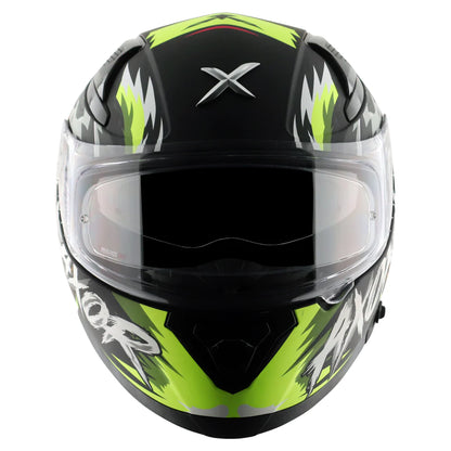 Axor Apex Falcon Full-Face Helmet - Matt Black Neon Yellow