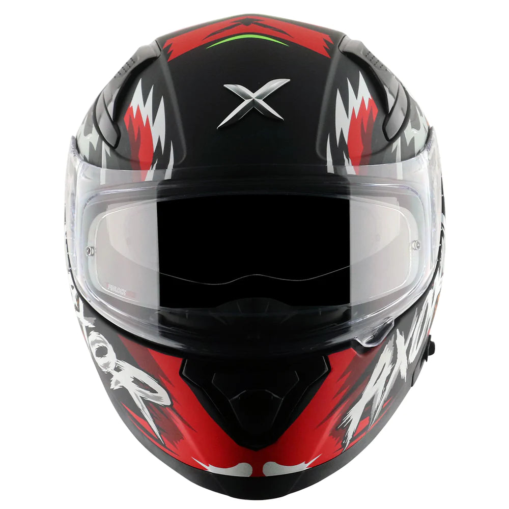 Axor Apex Falcon Full-Face Helmet - Matt Black Red
