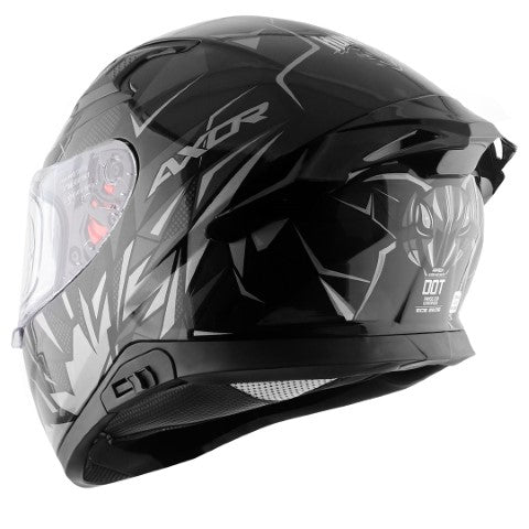 Axor Apex Hunter Black Grey Helmet - Riders Junction