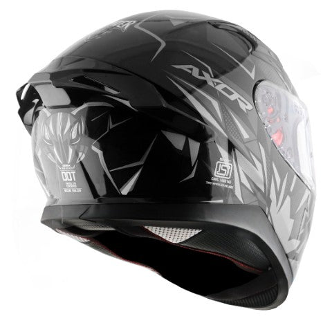 Axor Apex Hunter Black Grey Helmet - Riders Junction
