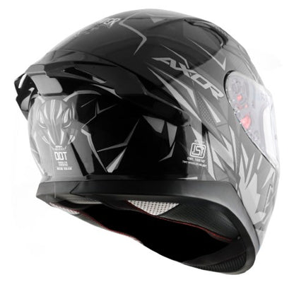 Axor Apex Hunter Black Grey Helmet - Riders Junction