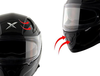 Axor Apex Streak Helmet - Black Red